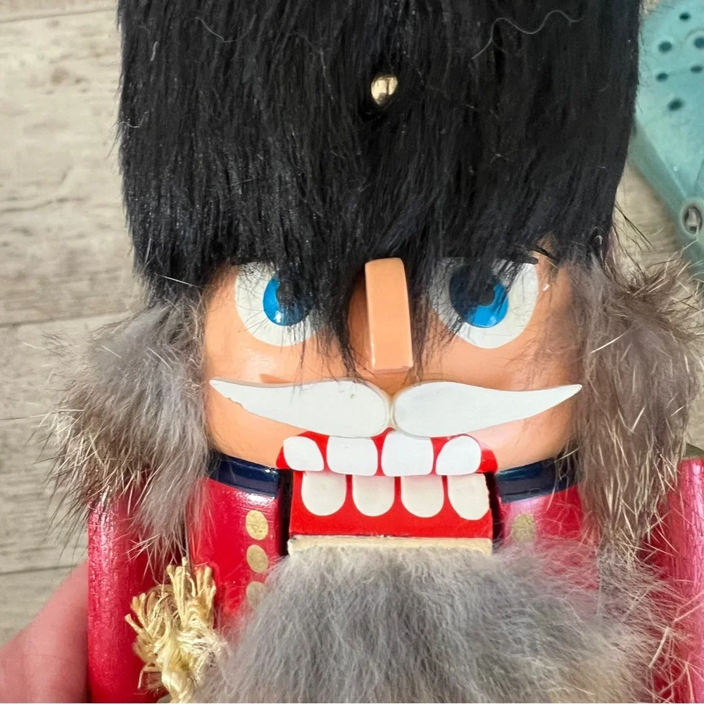 Nutcracker Vintage German- British KWO Tambourmajor - Drum Major 12 inch Rare